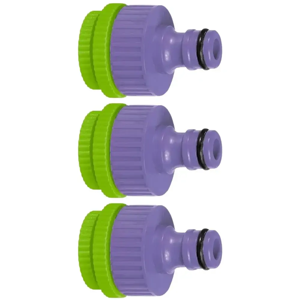 Conector fêmea para torneira bucha 1/2 POL para 3/4 POL e 1 POL 3 unidades Palisad