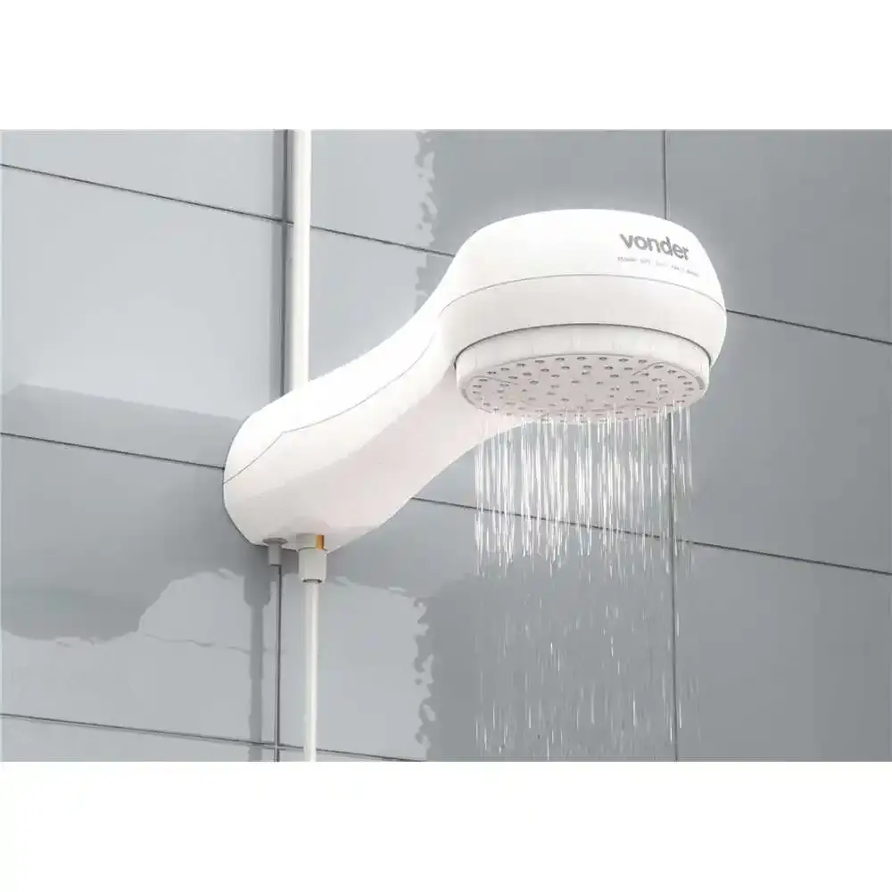 Chuveiro elétrico 5500W branco 127V Vonder — fotografia 3