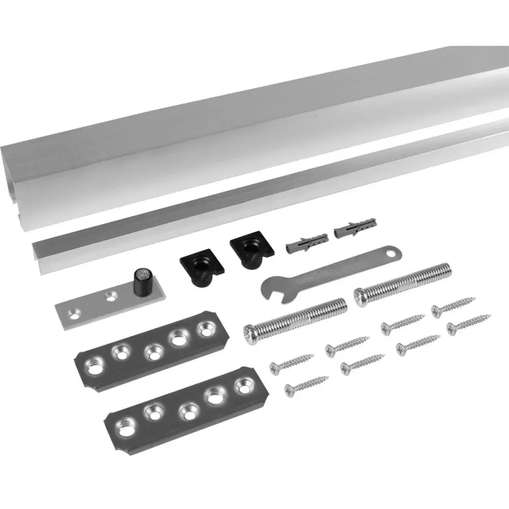 Kit instalação para porta de correr embutida 2M Perfil