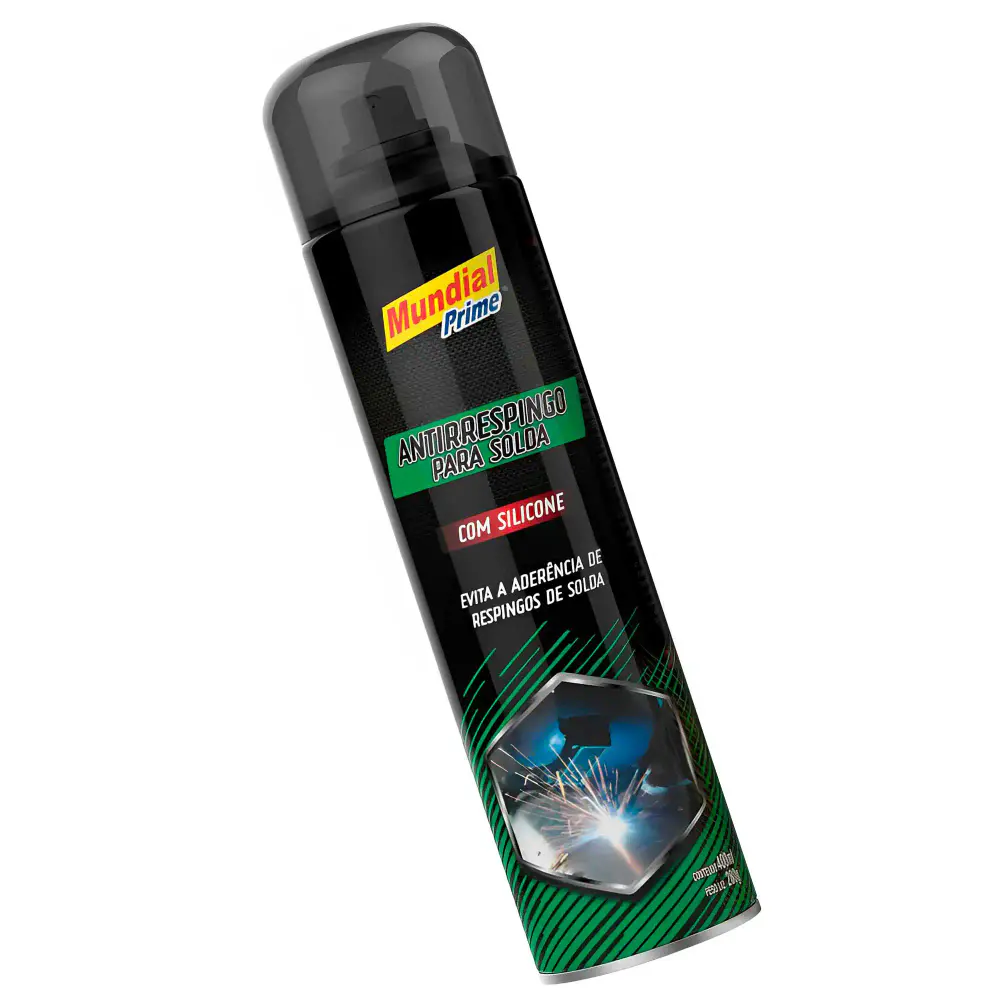 Anti Respingo Solda Spray 400ml c| Silicone 6 Uni Mundial Prime — fotografia 5