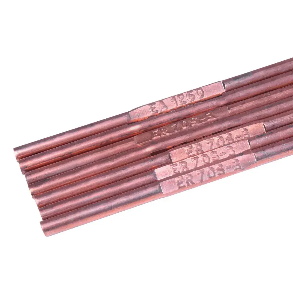 Vareta de solda aço cobreado aço tig tigrod 3,2MM caixa 5KG Esab — fotografia 3