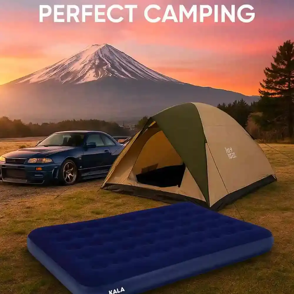 Barraca camping araguaia alta premium 7 pessoas com colchão kala BEL FIX — fotografia 9