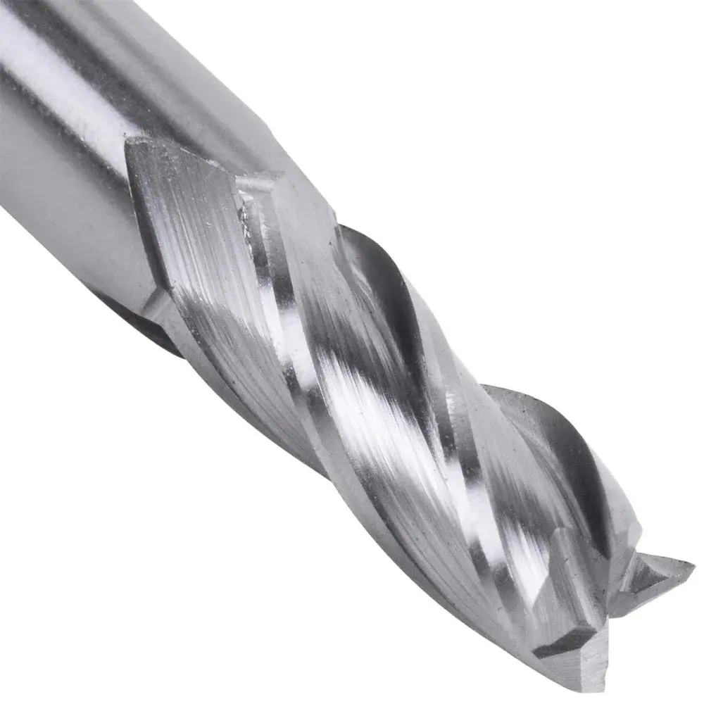 Fresa de topo reto aço rápido 9MM haste 10MM Worker — fotografia 5