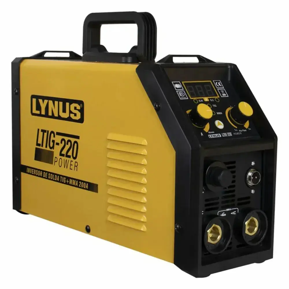 Inversora de solda mma modelo LTIG-220 da Lynus — fotografia 5