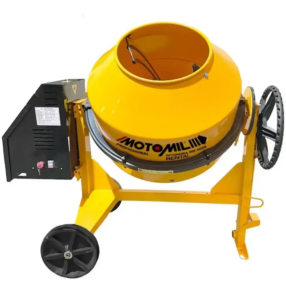Betoneira 400 litros monofásico 2 HP 220V com chave de segurança MotoMil — fotografia 2