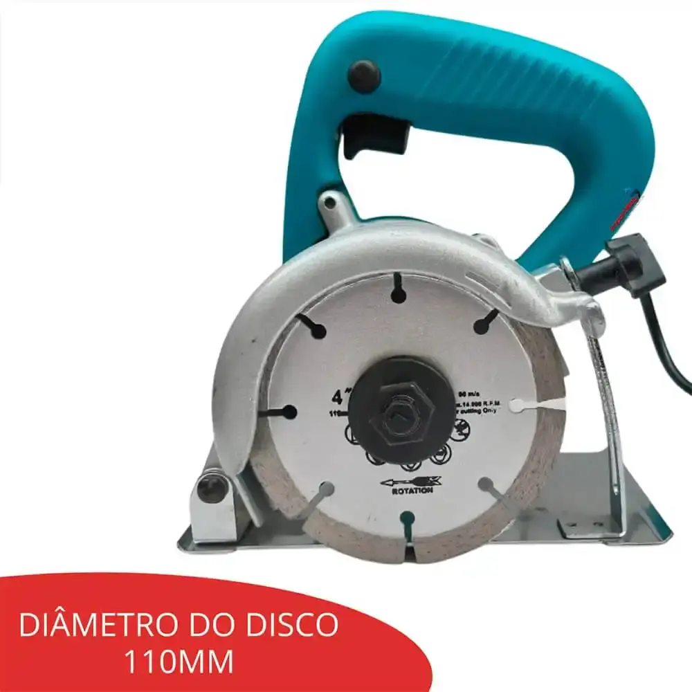 Serra mármore circular 1200W 12000RPM EVSMS220 Evald — fotografia 3