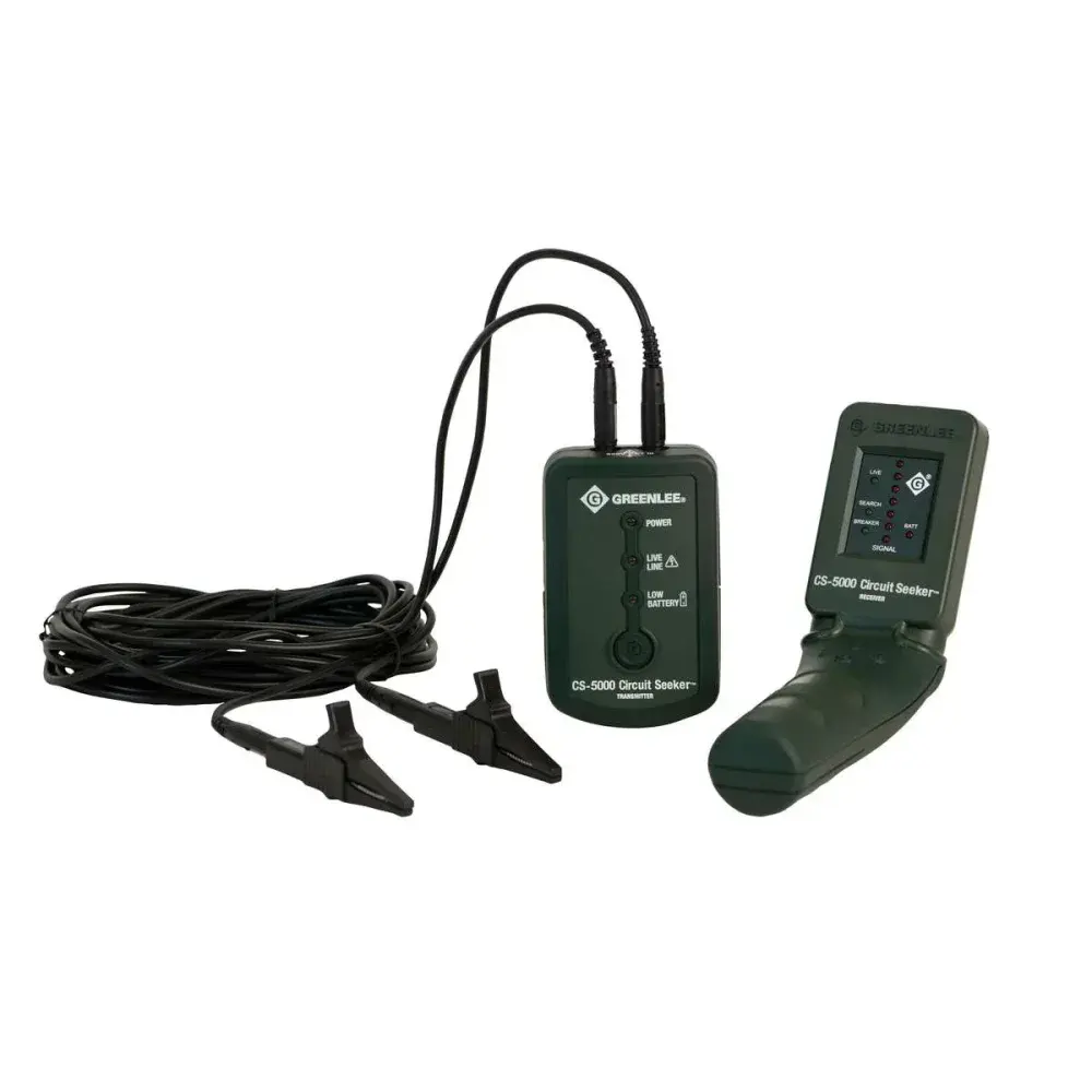 Localizador de circuito CS-5000 receptor e transmissor Greenlee — fotografia 6