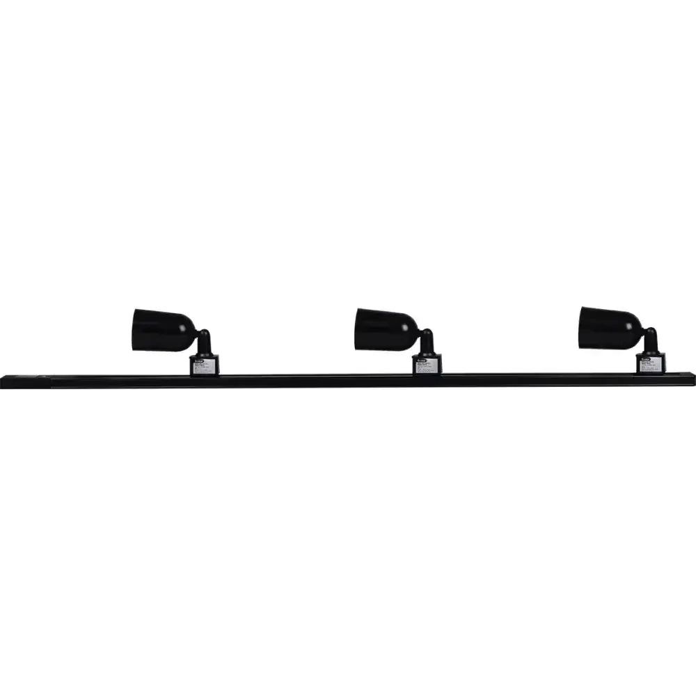 Kit trilho direct led com 3 luminárias 6W 6500K preto bivolt Liege — fotografia 6