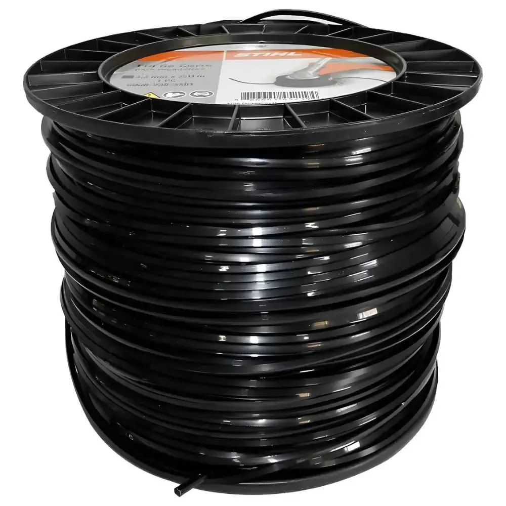 Fio de corte quadrado 3,3MM x 228MTS nylon preto Stihl