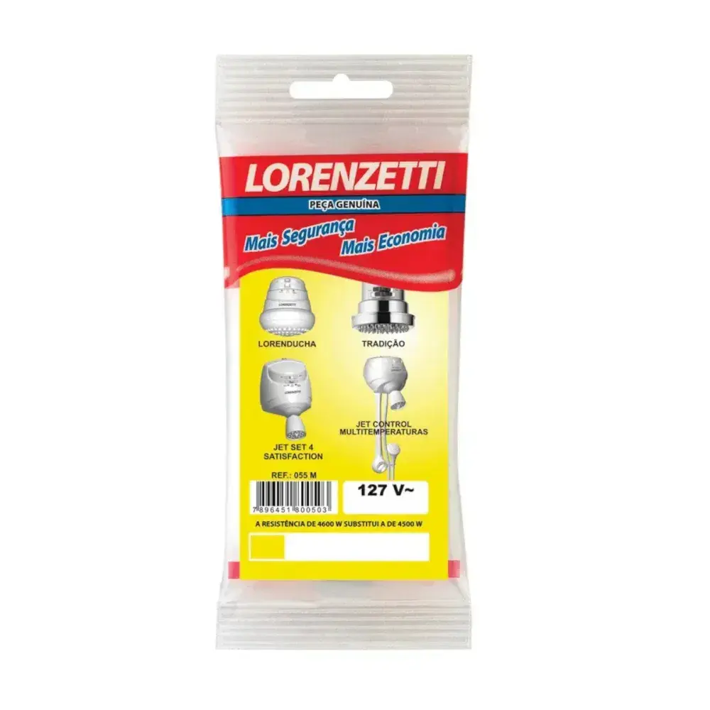Resistencia tradição 127V 4500W lorenzetti Lorenzetti Duchas — fotografia 4