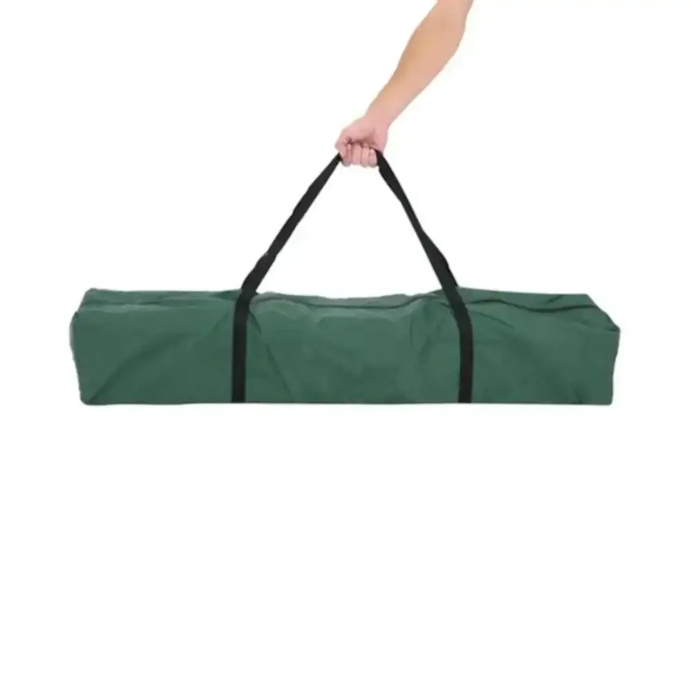 Tenda gazebo verde em poliéster 3X3 metros articulada com pés em alumínio 331200 BEL — fotografia 4