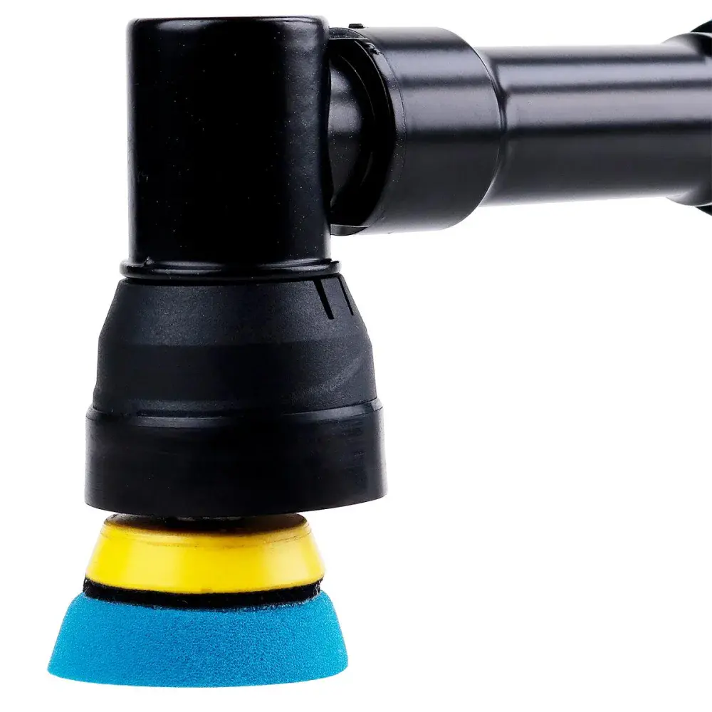 Mini politriz roto orbital a bateria 12V Worker com kit 8 acessórios — fotografia 8