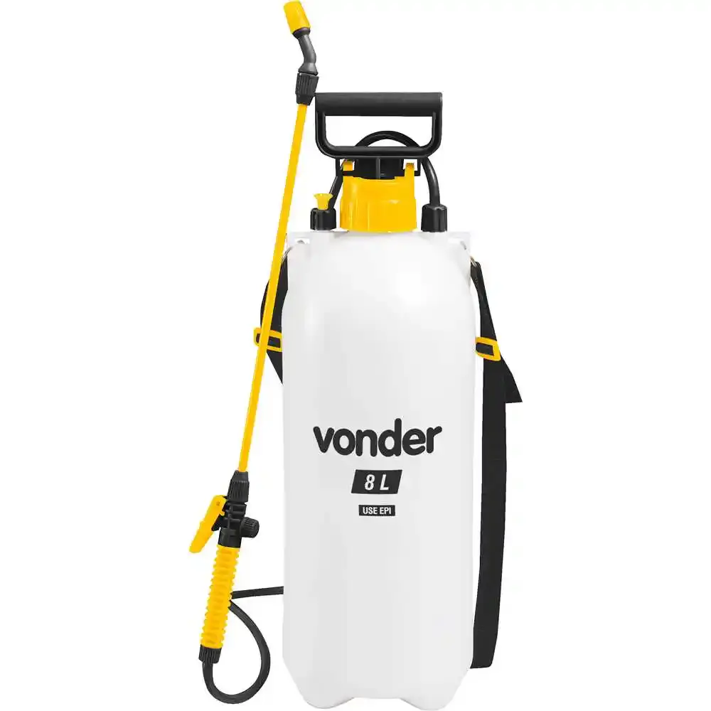 Pulverizador lateral 8 litros com compressor PL-008 Vonder — fotografia de referência