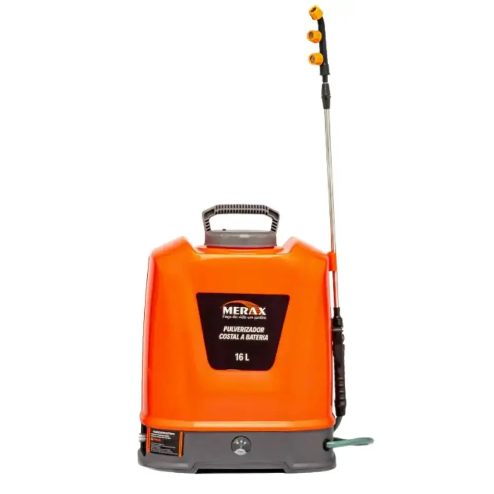 Pulverizador costal a bateria 16 litros 12V 8AH PUL016 Merax — fotografia 2