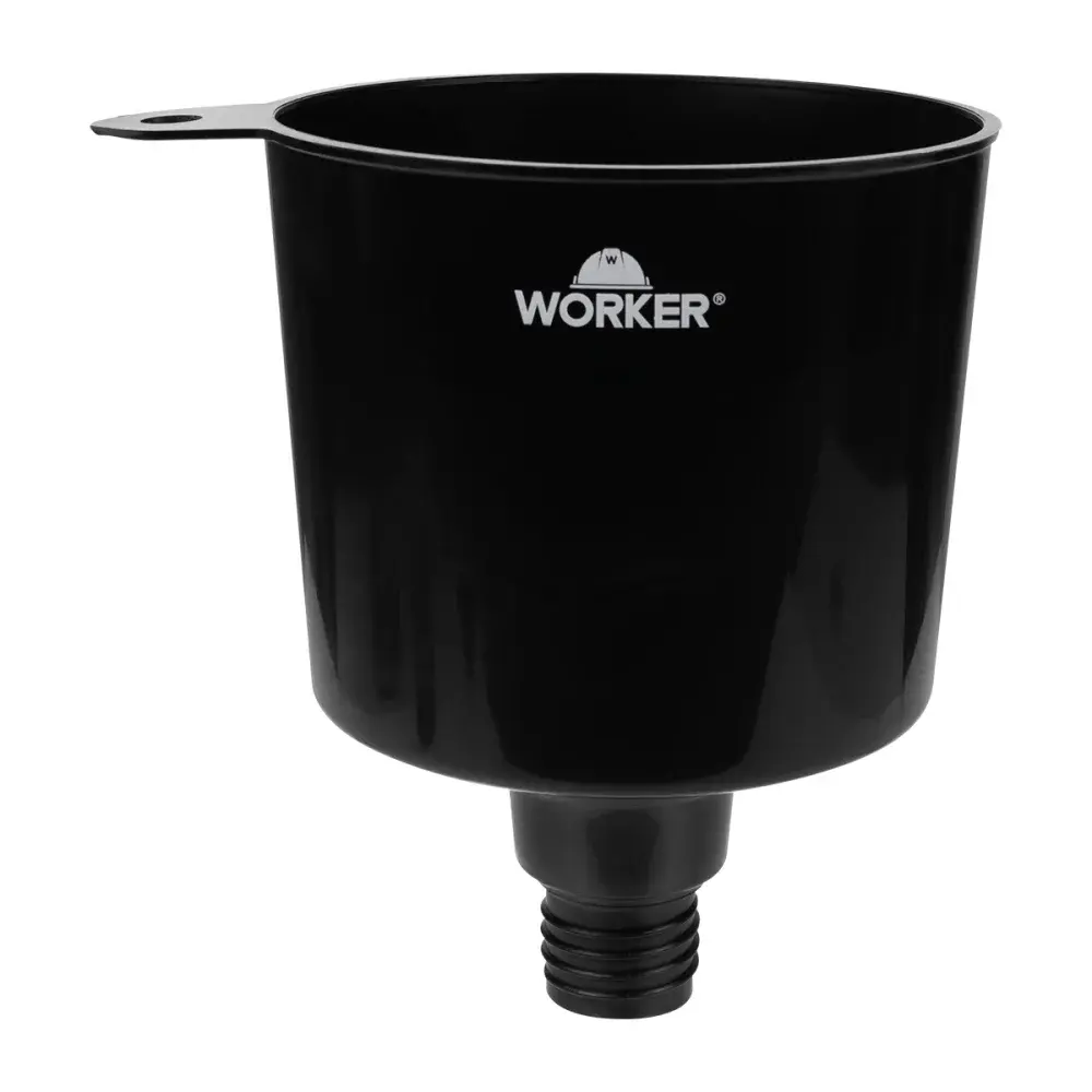 Funil de plástico cilíndrico com 120MM da Worker — fotografia de referência