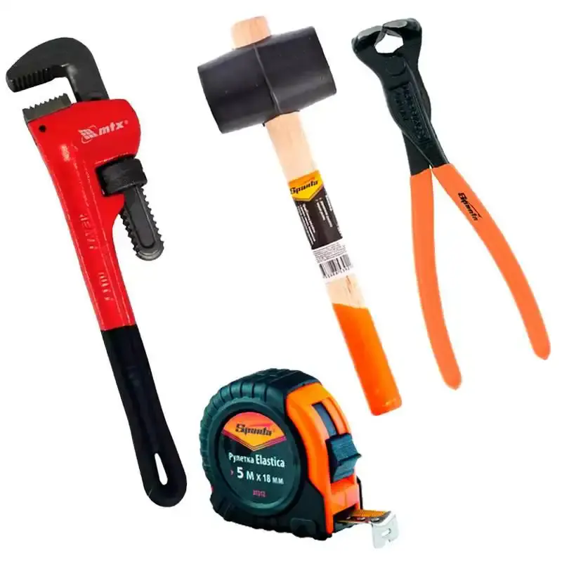 Kit de ferramentas para pedreiro 13 peças com bolsa multimarcas — fotografia 2