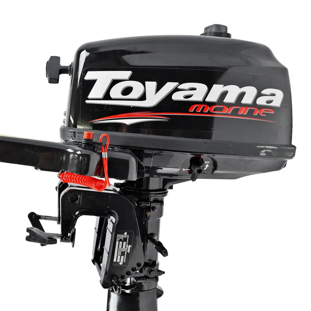 Motor de popa TM5.8TS de barco 5.8HP 2 tempos a gasolina da Toyama — fotografia 4