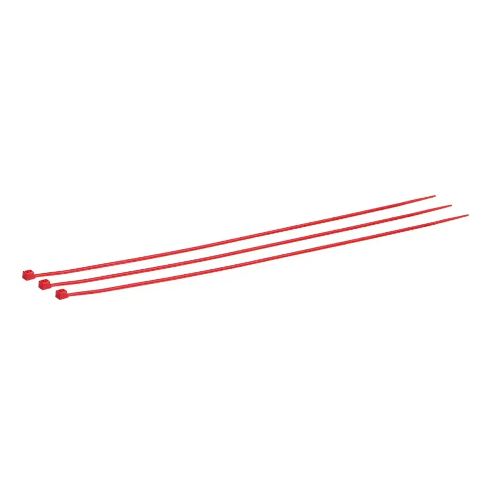 Abraçadeira de nylon 3,6X250MM vermelha 100 peç Worker — fotografia 5