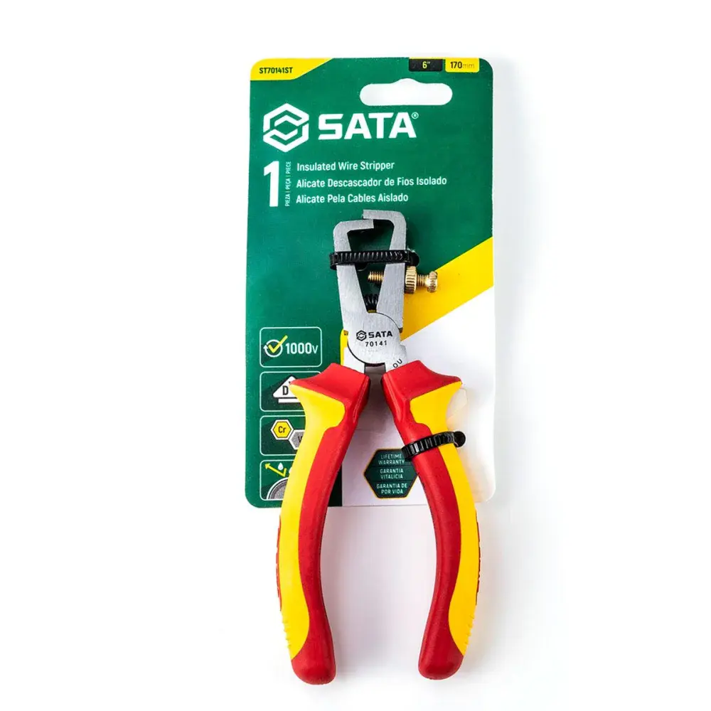 Alicate descascador insolado de fios de 6” Sata — fotografia 6