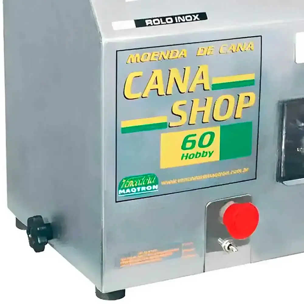 Engenho moenda para cana rolos de ferro cana shop 60 elétrica Maqtron 110 V — fotografia 5