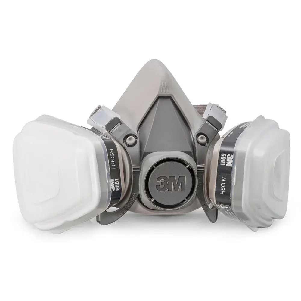 Kit respirador semi facial para pintura com 2 filtros 3M