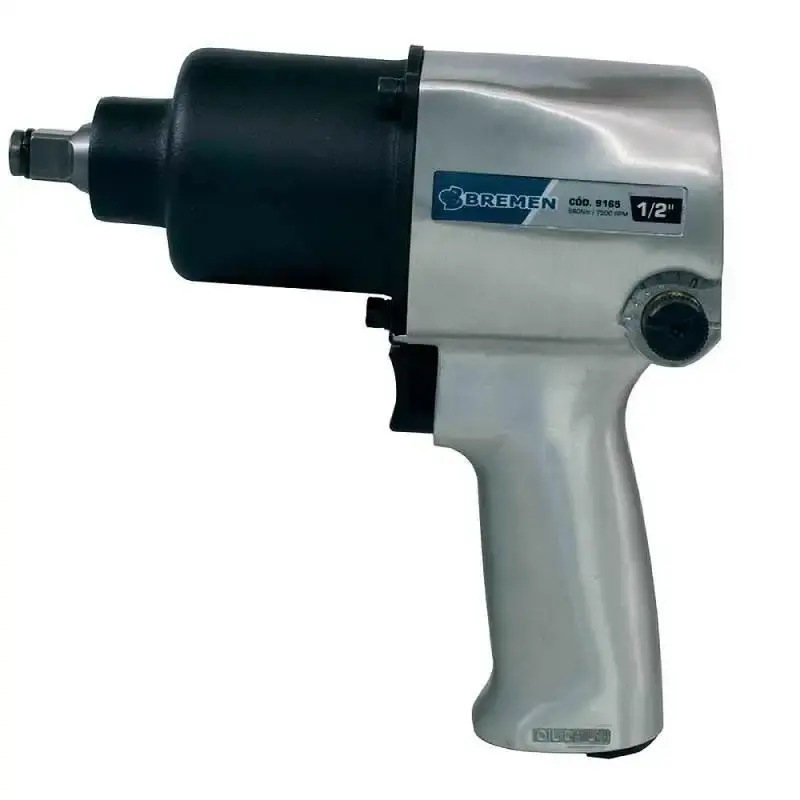 Chave de impacto 1/2 pol pneumática 680NM com 5 soquetes e maleta 9165 Bremen — fotografia 3