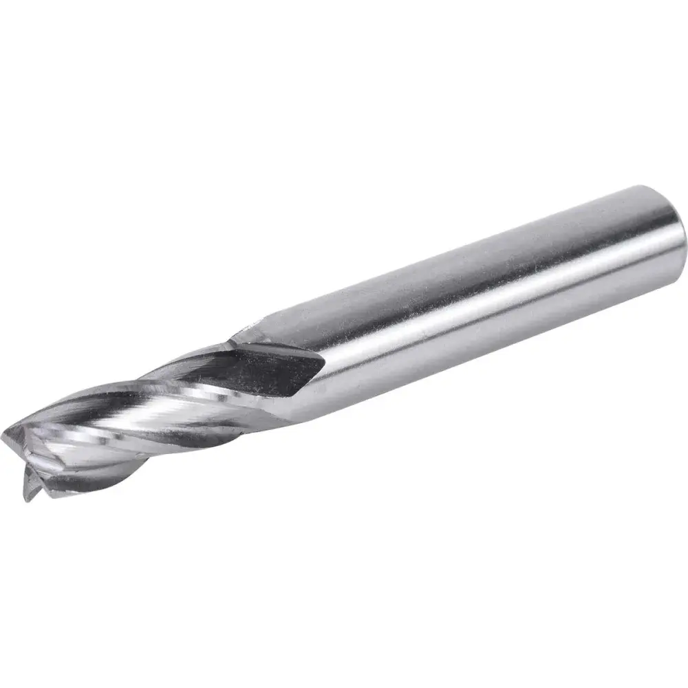 Fresa de topo reto aço rápido 5/16” haste 3/8” Worker — fotografia 3