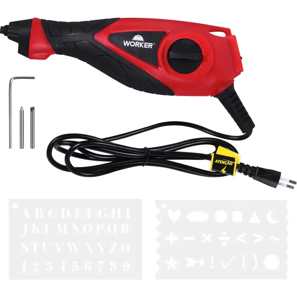 Gravador elétrico compacto de 9 ajustes 10W 127V Worker — fotografia 7