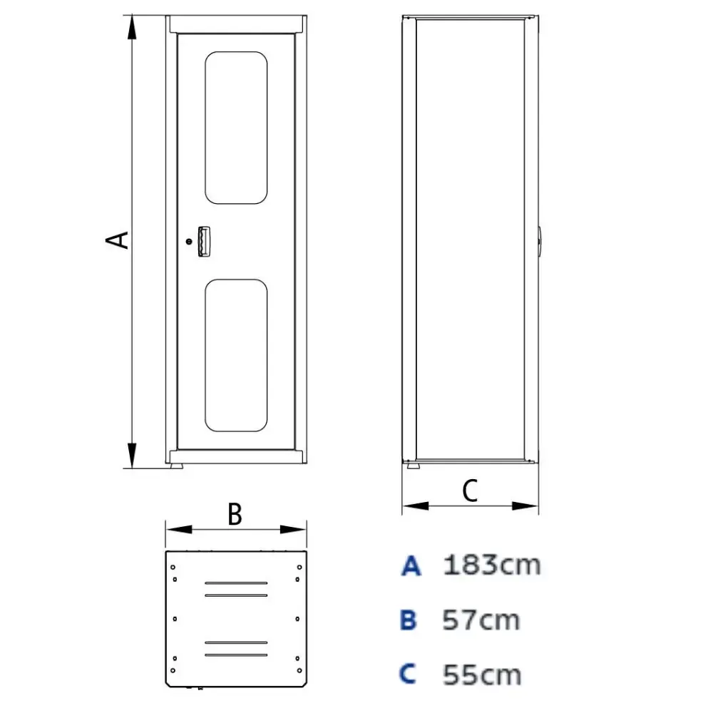 Armário para Ferramentas 183 x 57 x 55 CM com 29 Caixas BIN-PRO TRAMONTINA — fotografia 6