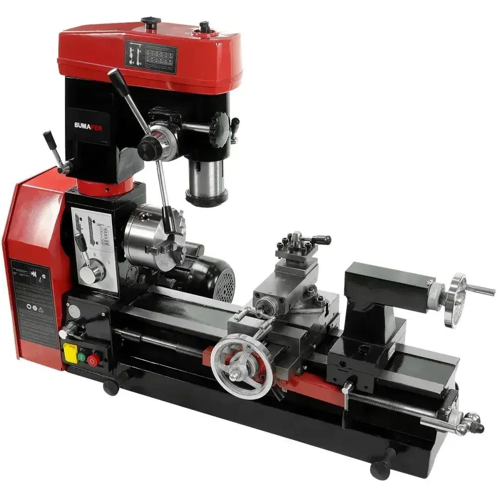 Torno mecânico multifuncional 500MM 550W bivolt Bumafer — fotografia 7