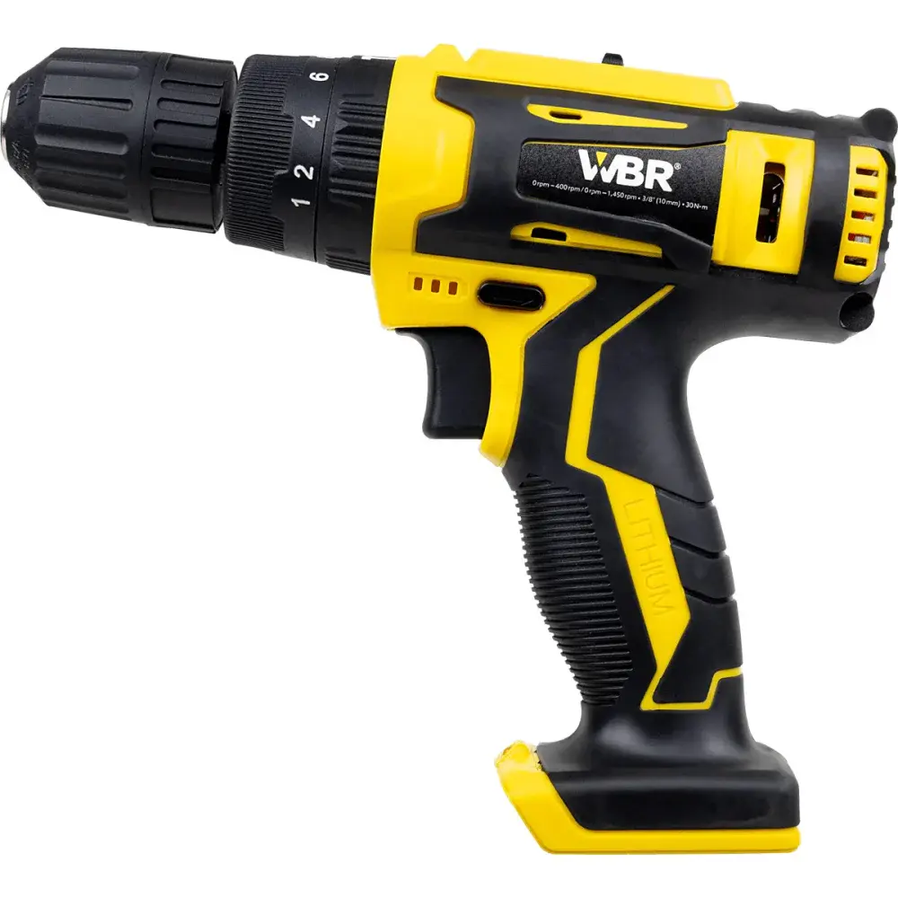 Parafusadeira / furadeira a bateria 18V bivolt WBR cordless — fotografia 3