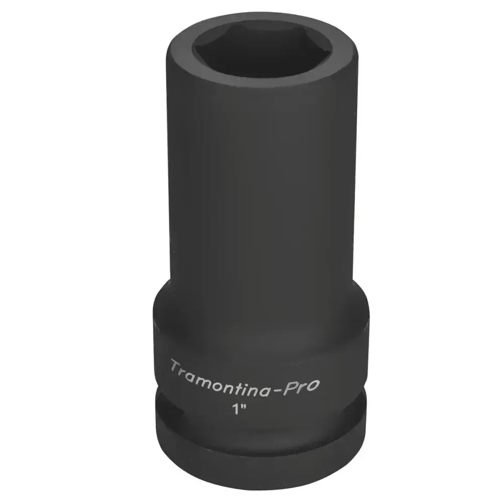 Soquete de impacto sextavado longo em aço cromo molibdênio 27 mm - encaixe 1 Tramontina 44932027 — fotografia 3