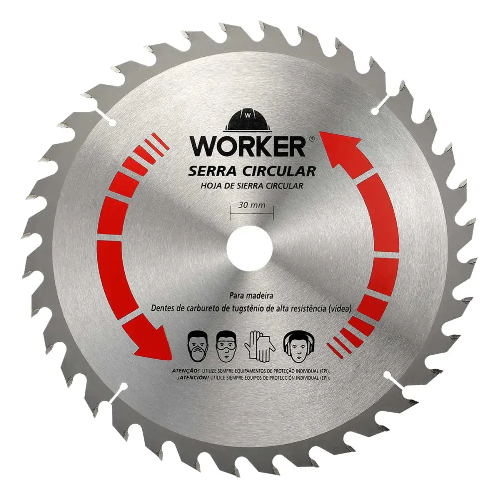 Disco de serra widea 350X24 dentes 30MM Worker