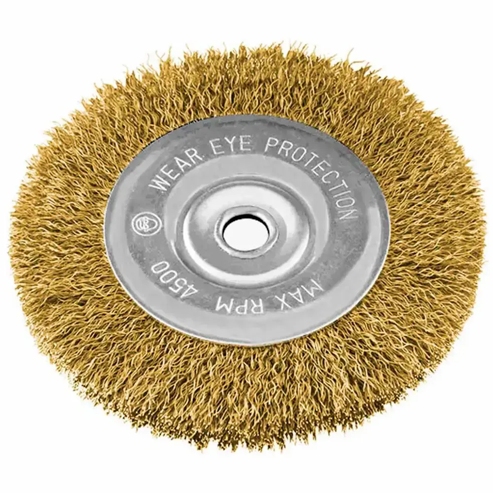 Escova circular aço carbono ondulada 4X7/8 POL 746489 MTX — fotografia 4