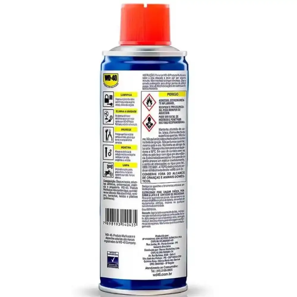 Desengripante spray industrial 300 ML com 12 unidades Wd-40 — fotografia 3