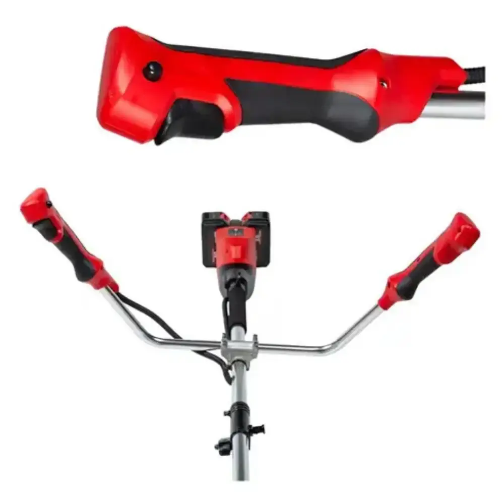 Roçadeira lateral corte 12 polegadas bateria 18 volts com carregador TBT18+18BC300-K Toyama — fotografia 3