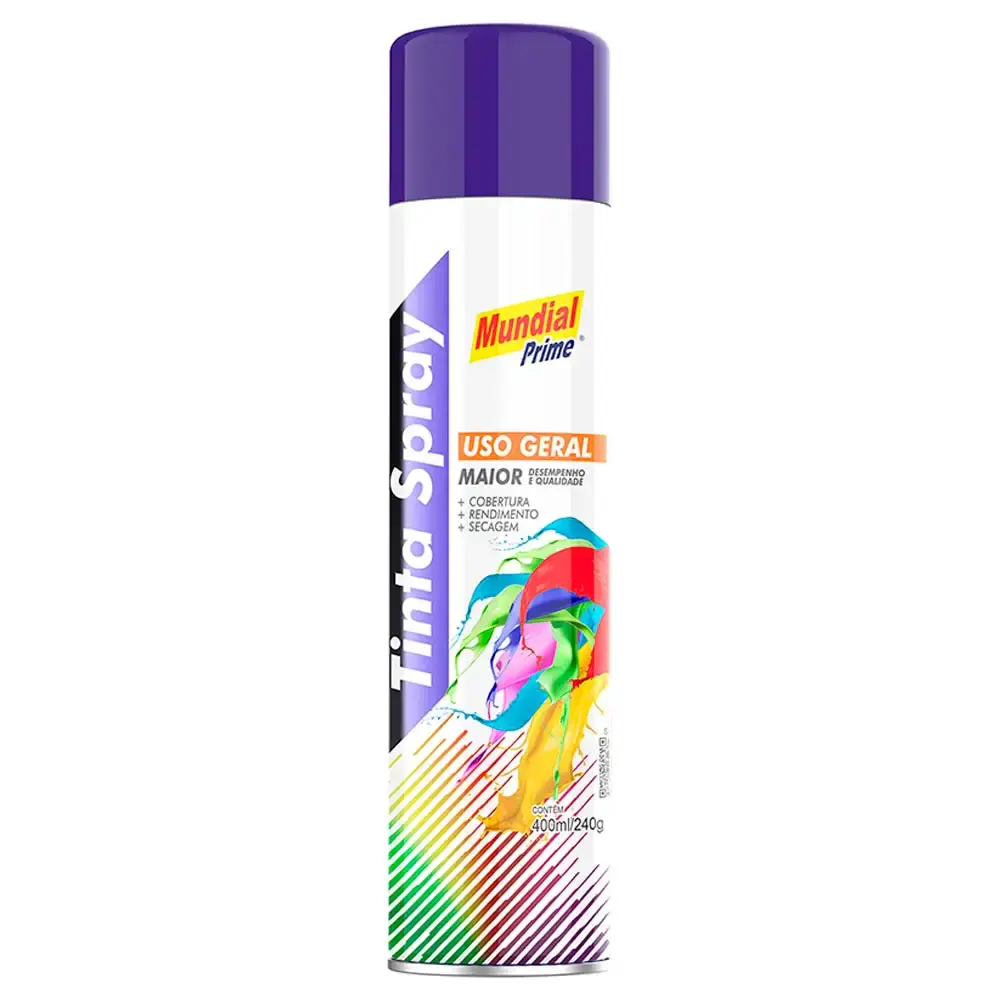 Tinta spray 400ML azul escuro AE01000067 mundial prime