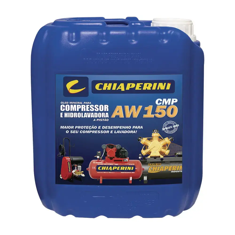 Óleo mineral para compressor pistão CMP AW 150 5 litros chiaperini Chiaperini Cross