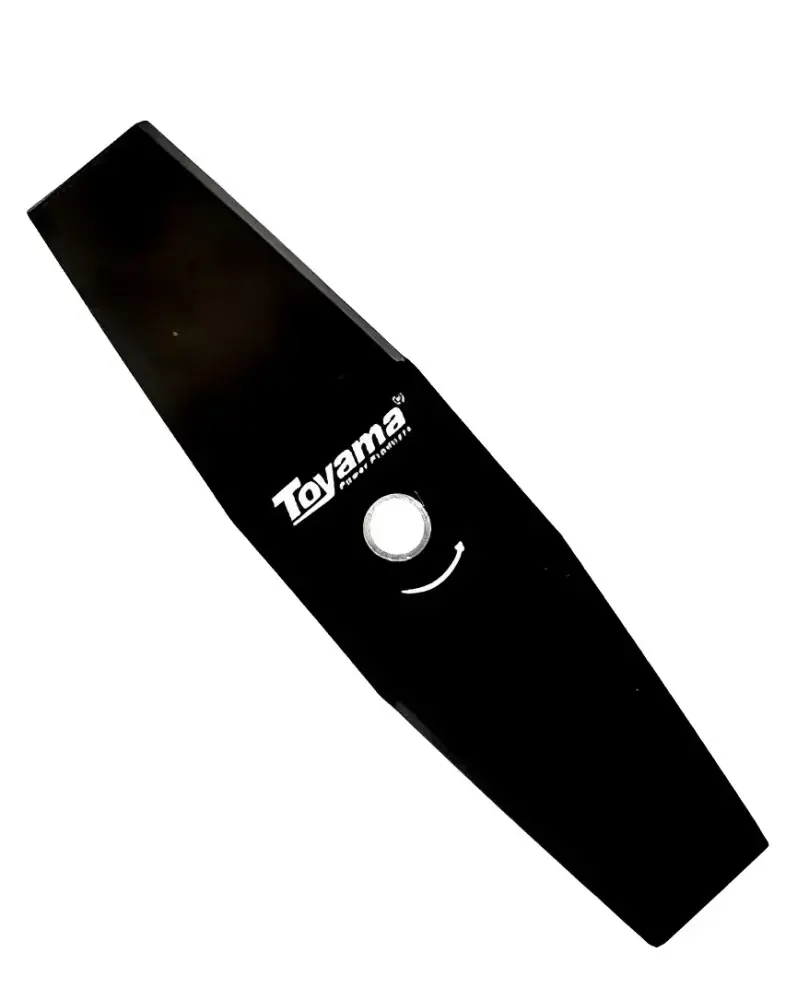 Lâmina 2 pontas para roçadeira 350X25,4X2,0MM Toyama — fotografia de referência