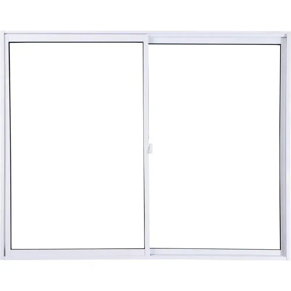 Janela alumínio slim branca 2 folhas 100X120CM Aluvid — fotografia 4