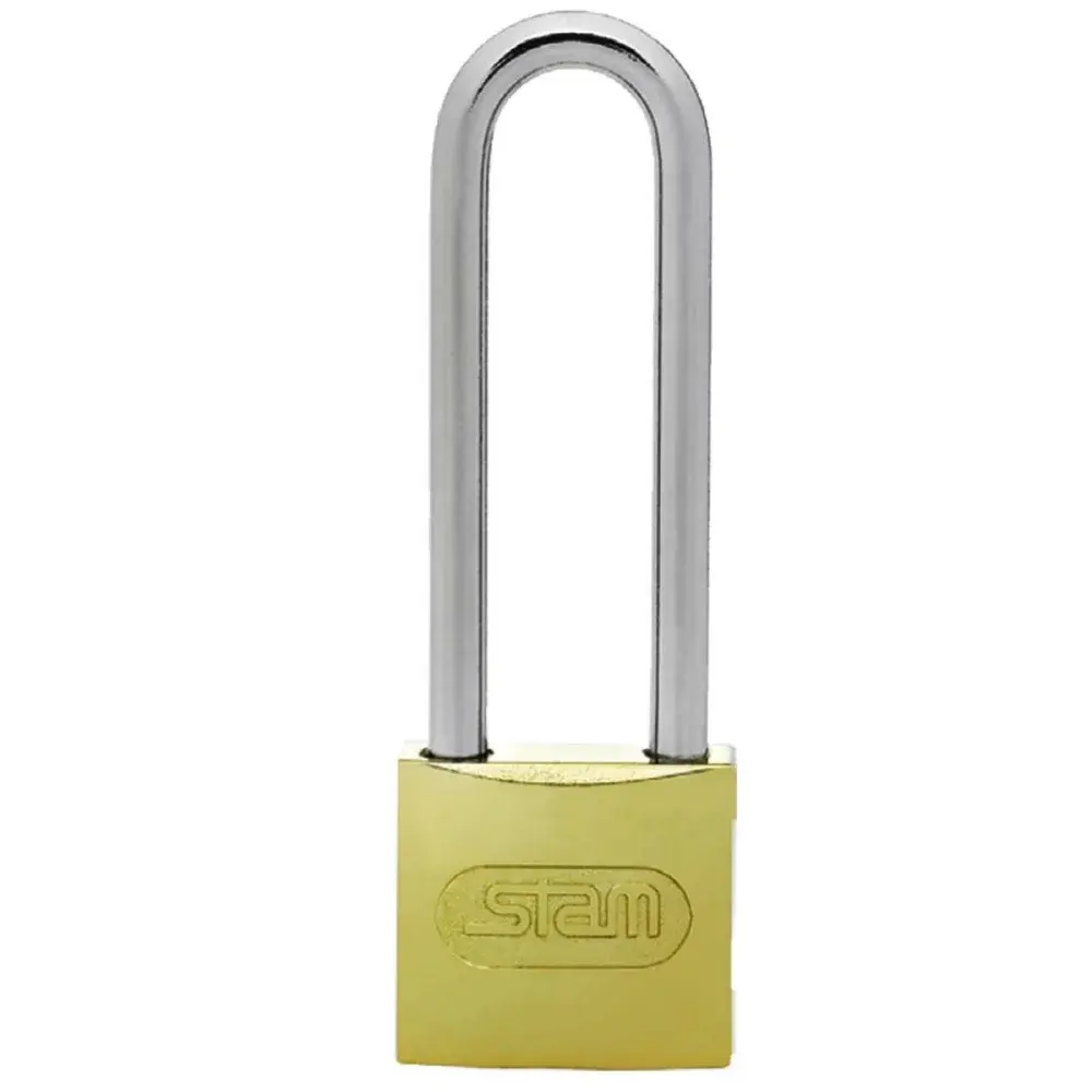 Cadeado haste longa Stam 30MM latonado