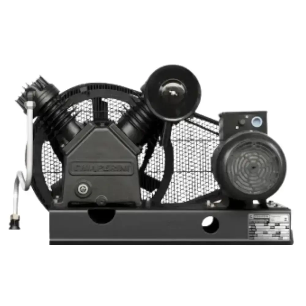 Compressor de ar 20 pés 5 HP 200 litros 2 pistões mono 220/440V Chiaperini — fotografia 2