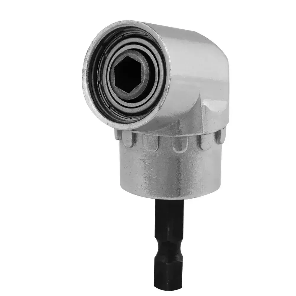 Adaptador angular para furadeira 1/4 60MM Bumafer — fotografia 9