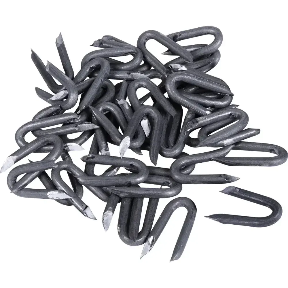 Grampo cerca 1 kg galvanizado 7/8 Belgo — fotografia 5