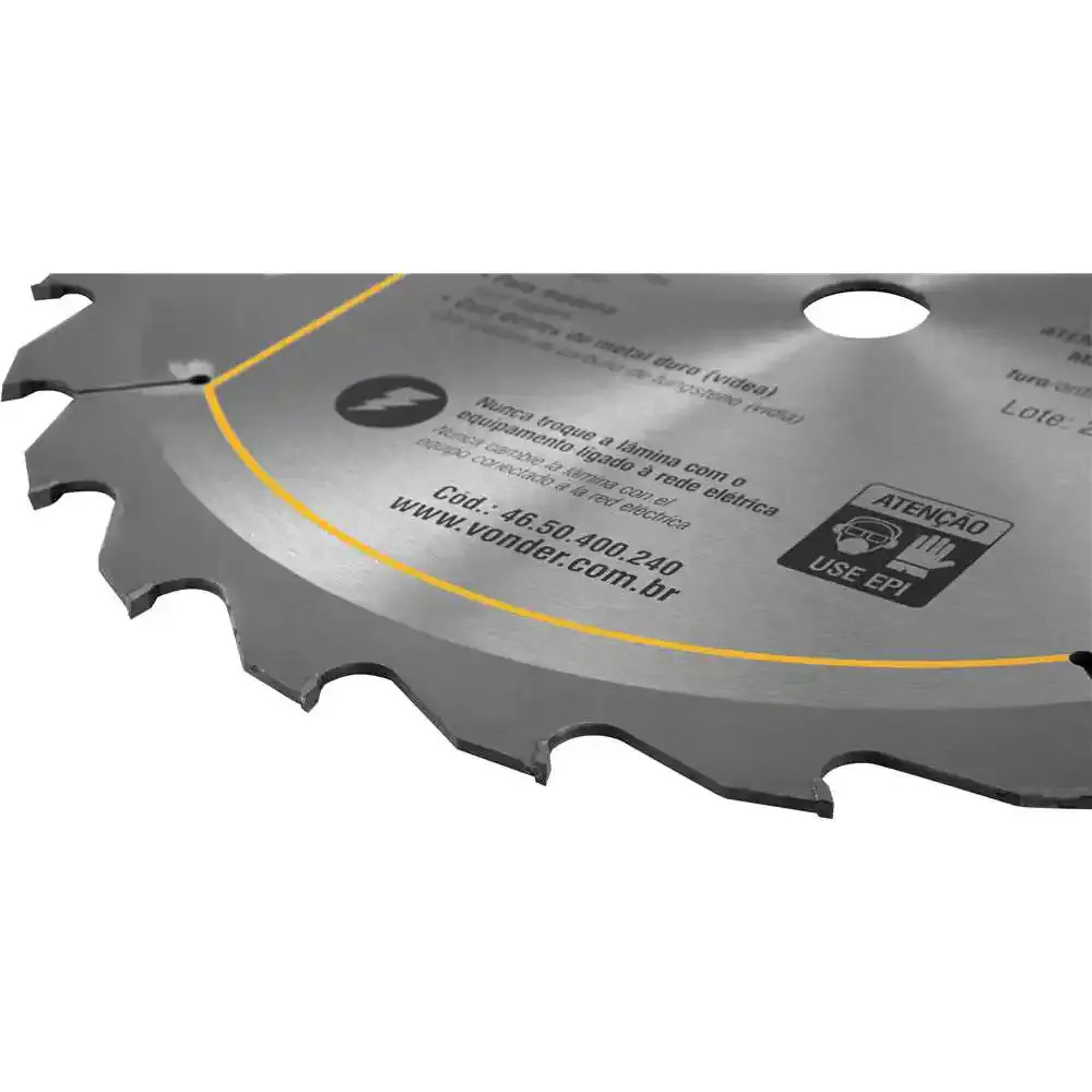 Serra Circular de Widea 16 POL 400 MM x 30 MM 24 Dentes VONDER — fotografia 4