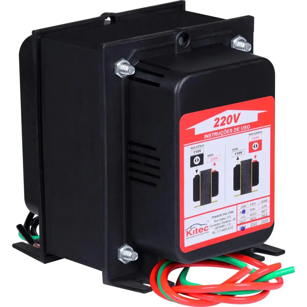 Autotransformador tripolar 5.000VA 3600W bivolt Kitec — fotografia 6