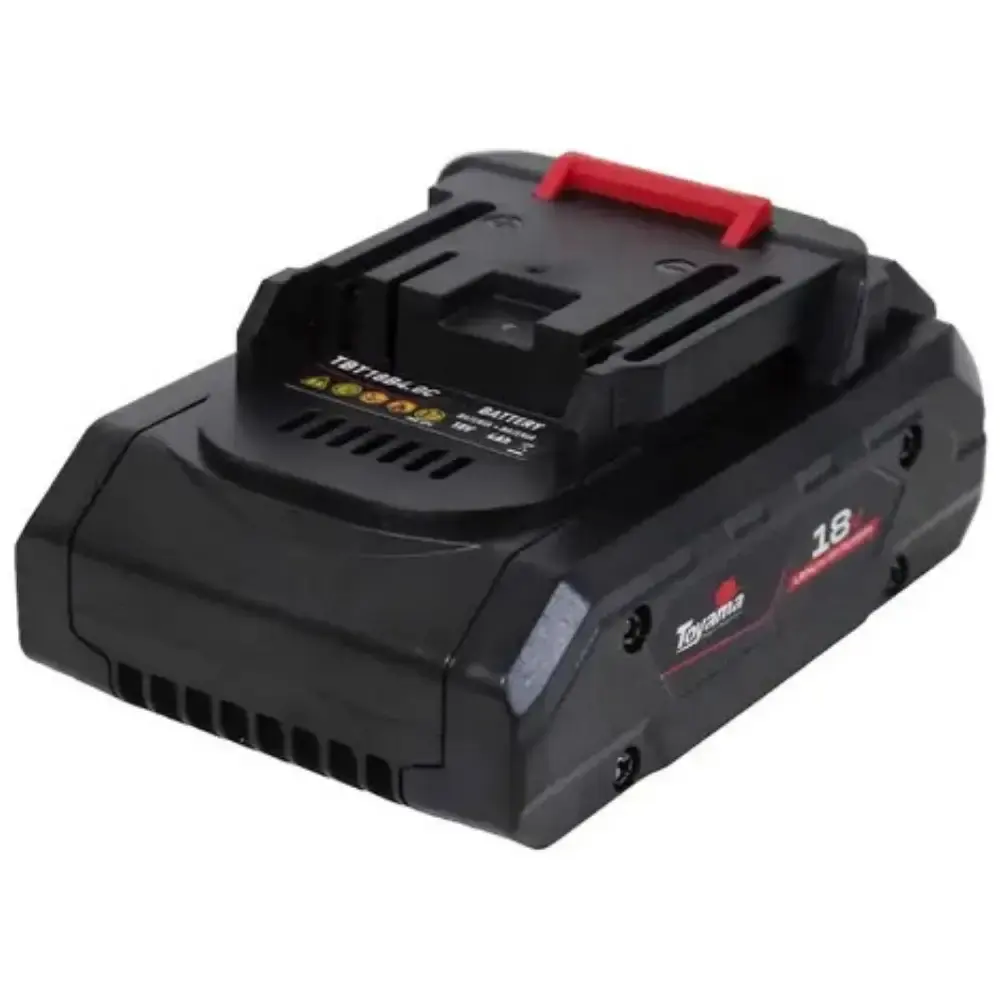 Bateria 18V highpower com indicador 21700 cells TBT18B 4.0-AH Toyama — fotografia 3