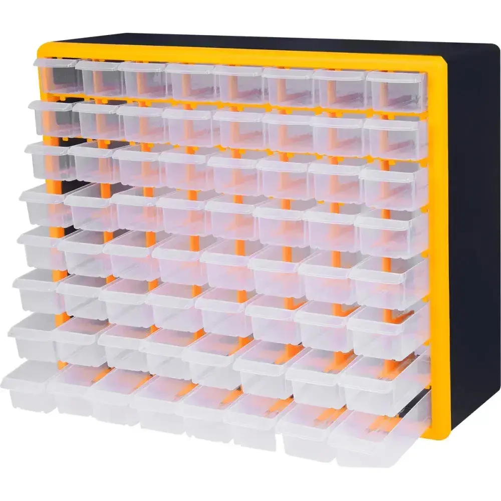 Organizador plástico multiuso 64 gavetas Bumafer — fotografia 8