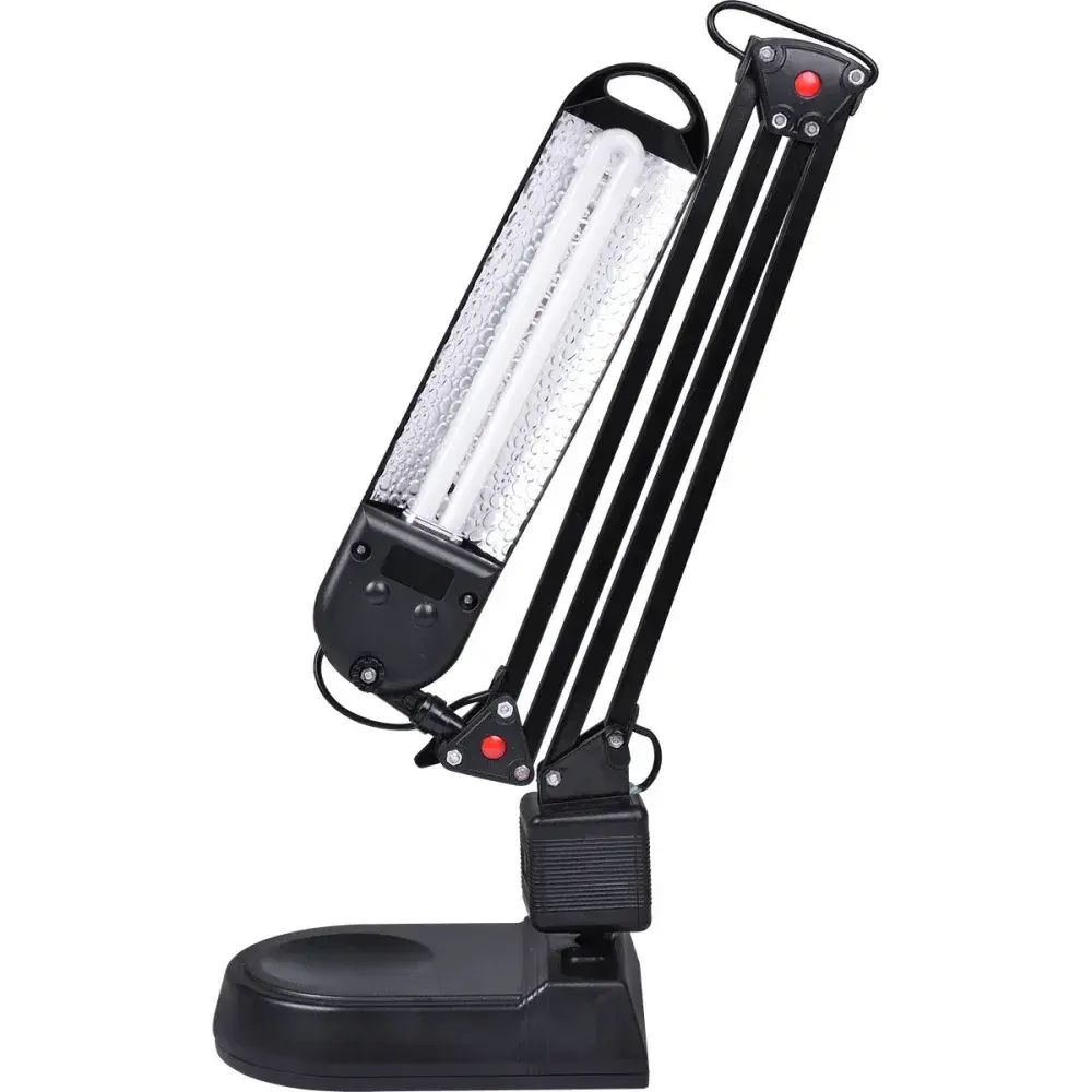 Luminária de mesa fluor preta Hidromel 220V — fotografia 6