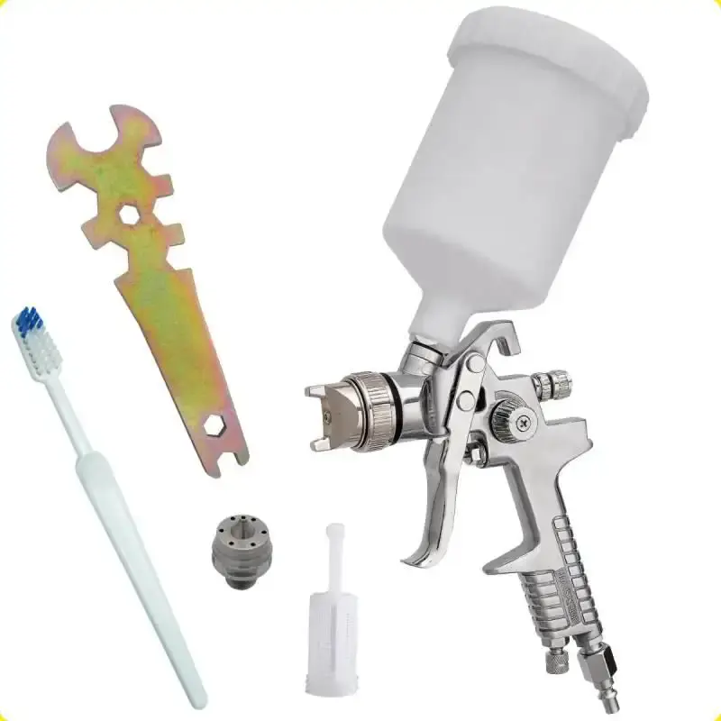 Pistola de pintura hvlp tipo gravidade 600 ML EVR-550 EVR — fotografia de referência